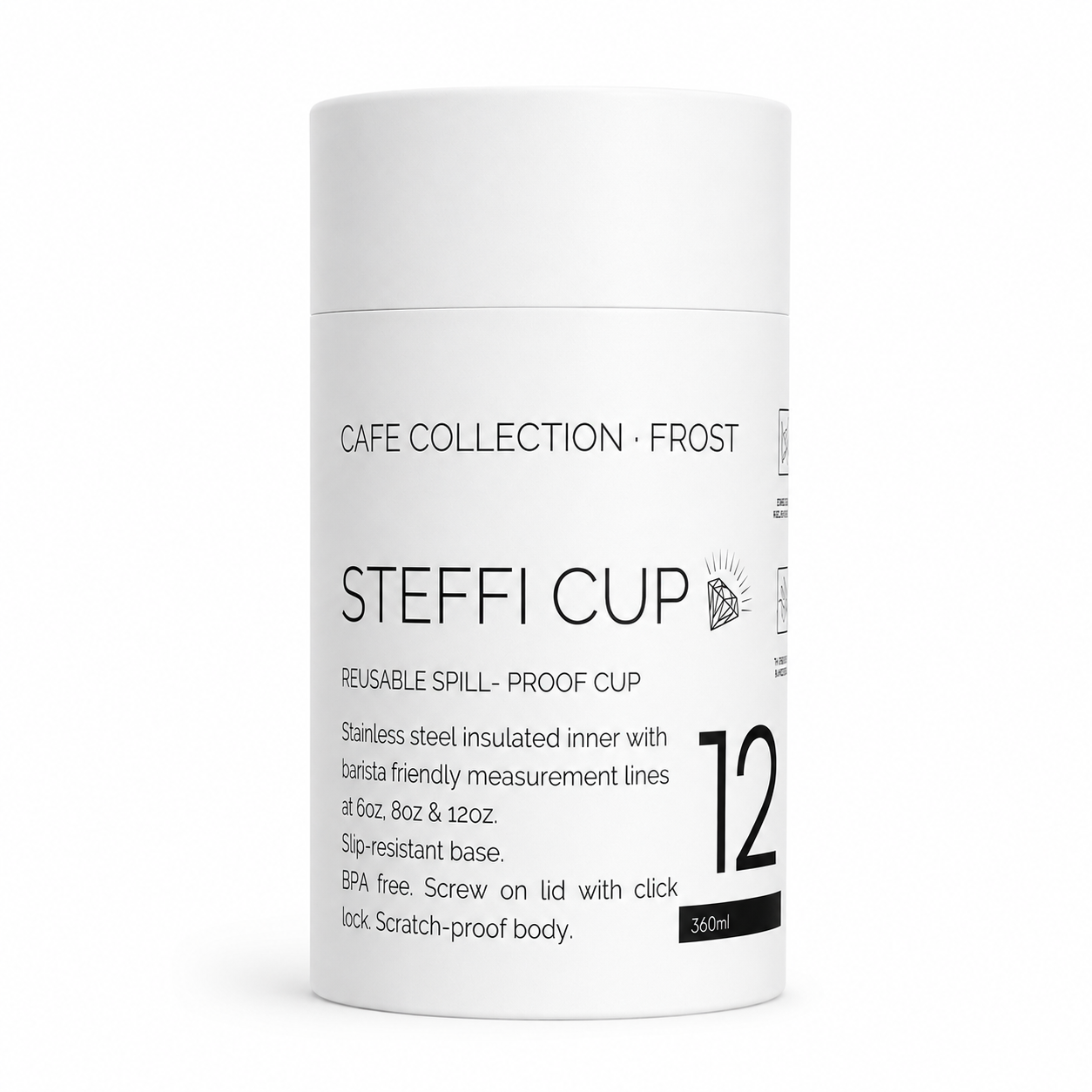 Термокружка STEFFI CUP FROST 360 мл